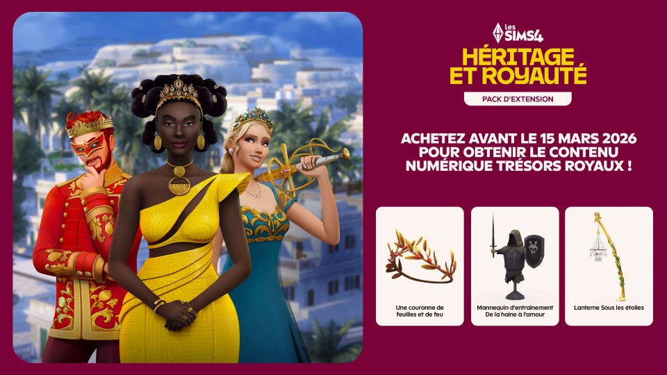 Les Sims 4 Heritage et royaute jeu pc