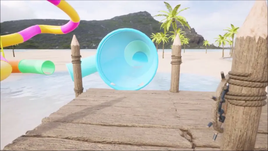 Waterpark Simulator graphismes et environnement PC